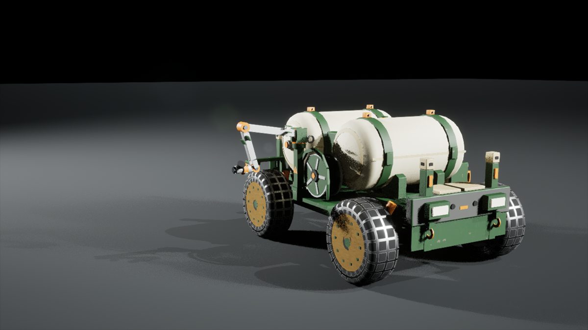 The Freehold oxygen rover connecting to a fitting, in-engine